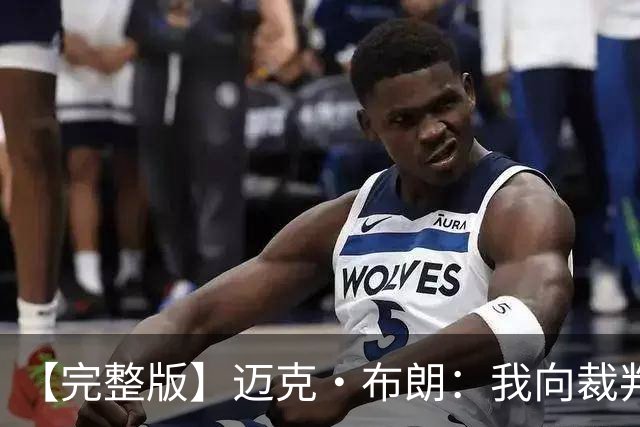 【完整版】迈克·布朗：我向裁判道歉了&我不应抱怨 布伦森是MVP